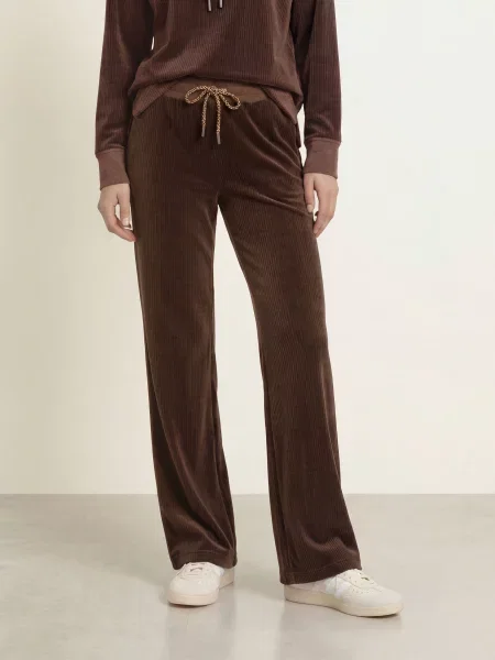 Marc Cain Kordové Kalhoty seal brown hnědé