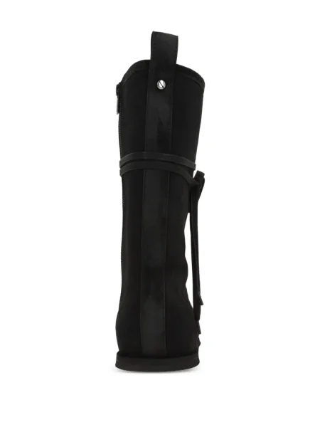 Боти Ann Demeulemeester с връзки с дантела черно