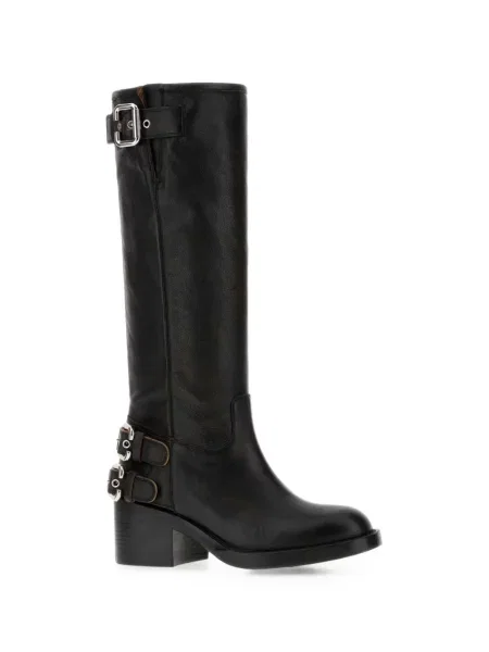 Botine Chloé cu cataramă negru