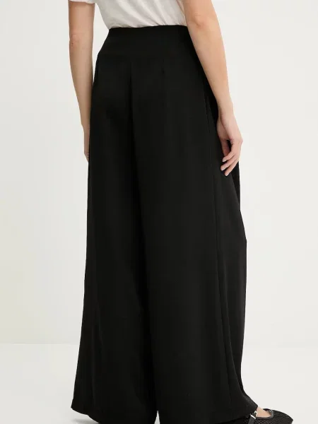 Kalhoty Answear Lab široké high waist černá