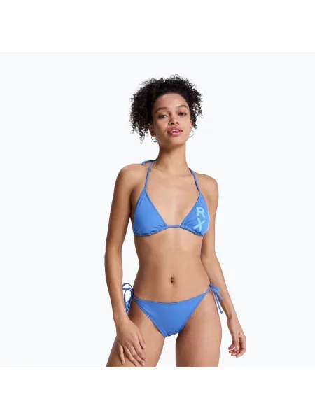Costum de baie din două piese pentru femei ROXY Solid Essentials Tiki Tri dutch blue albastru