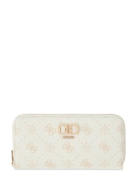 Кошелек Guess с лого белый