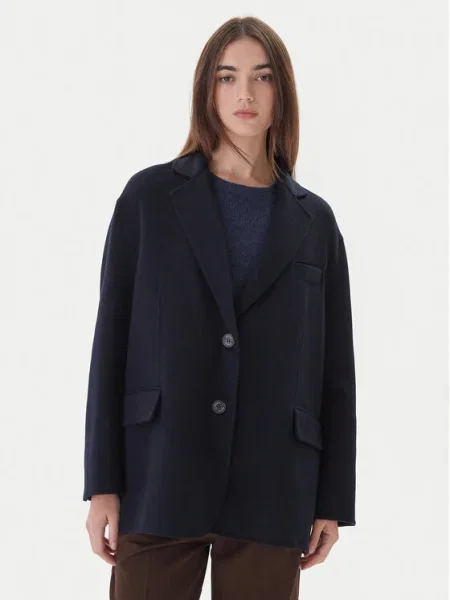 ViCOLO Palton de lână Bleumarin