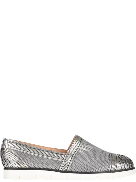 Мокасины Ballin серебряные