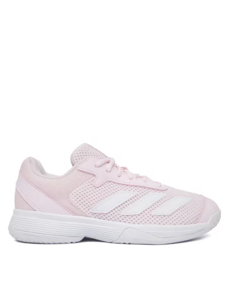 Adidas Обувки за тенис Courtflash Tennis Shoes Kids Светлорозов