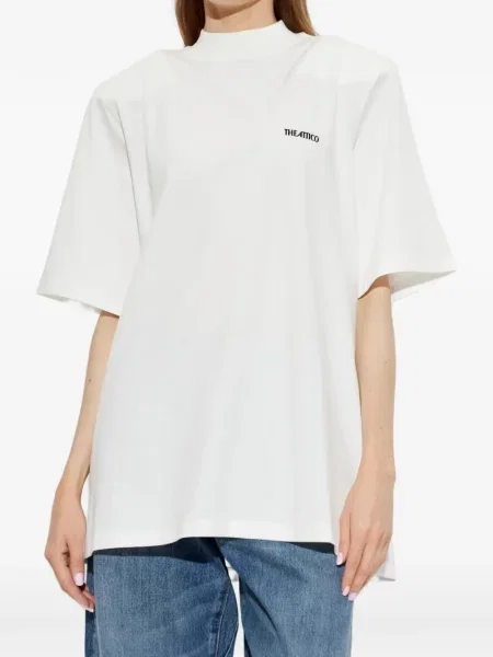 Tricou The Attico cu broderie alb