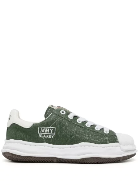 Sneakerși Maison Mihara Yasuhiro din piele verde