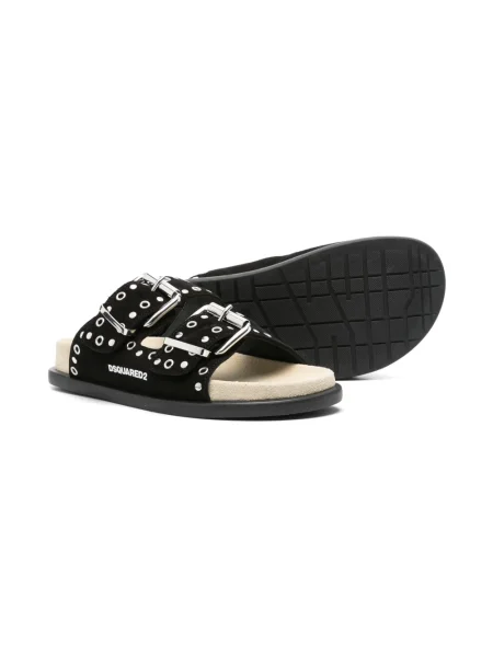 Klapki dziecięce Dsquared2 czarne