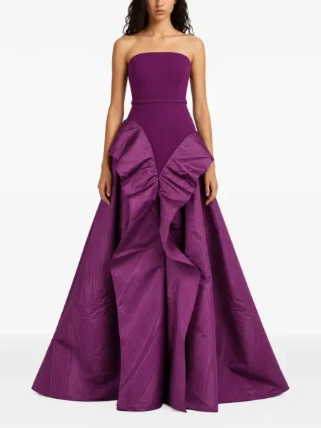 Rochie maxi Safiyaa evazată violet