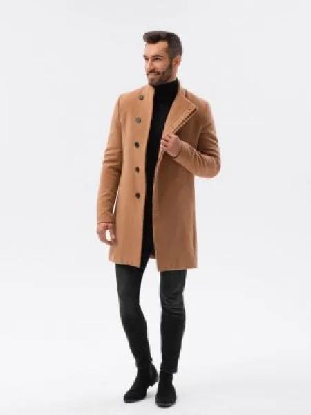 Kabát Ombre Clothing kék