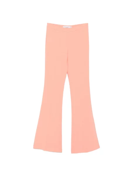Pantaloni Simona Corsellini evazate portocaliu