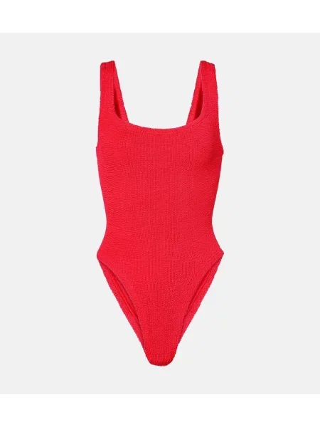 Costum de baie Hunza G roșu