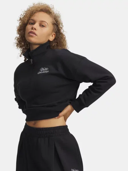 Geacă Under Armour din fleece negru