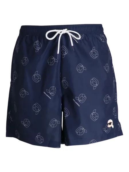 Slip de baie Karl Lagerfeld albastru