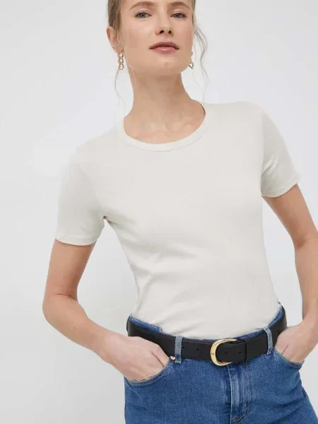 Тениска United Colors Of Benetton бежово