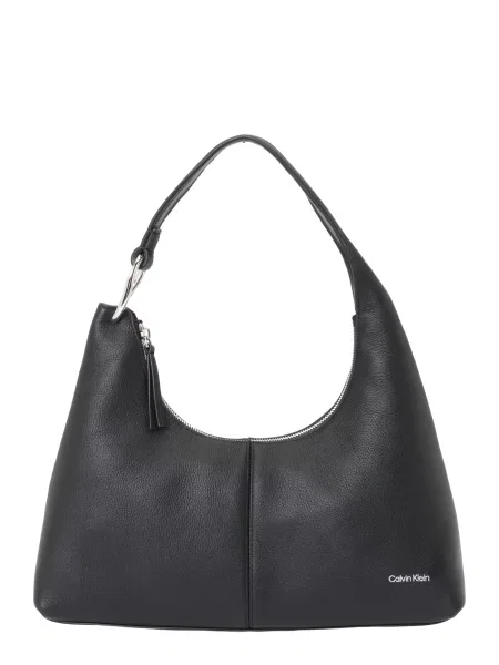 Calvin Klein De piele geantă pe umăr negru