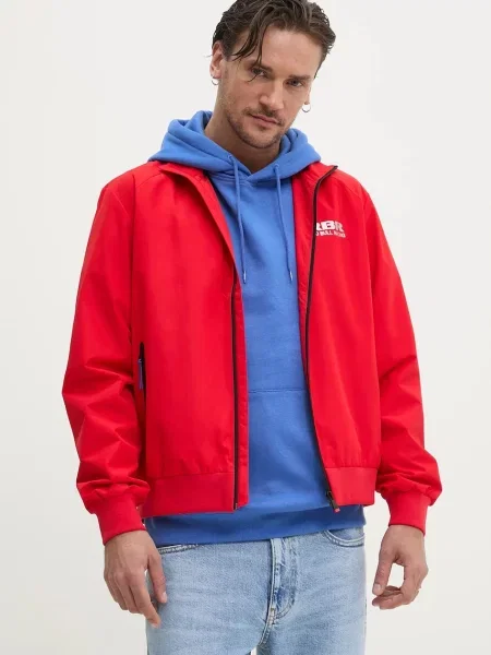 Red Bull Racing x Pepe Jeans kurtka MARINA WINDBREAKER przejściowa czerwony