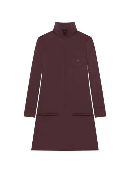 Lung rochie mini Courreges roșu