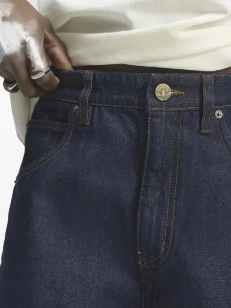 Pantaloni scurți Adidas cu dungi albastru