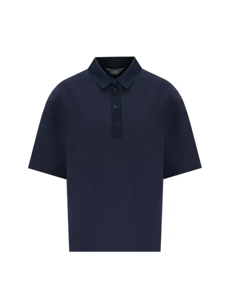 Koszulka polo Max Mara niebieska
