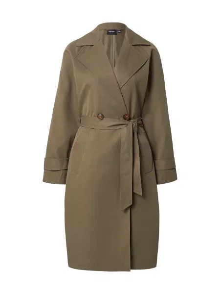 VERO MODA Palton de primăvară-toamnă VMLOU oliv