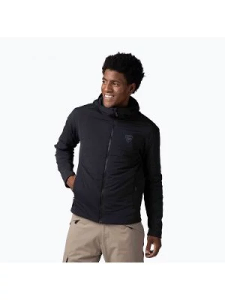 Kurtka ocieplana Rossignol Opside Hoodie black czarna