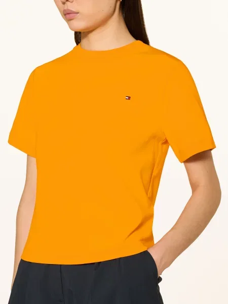 Tommy Hilfiger Koszulka orange pomarańczowa