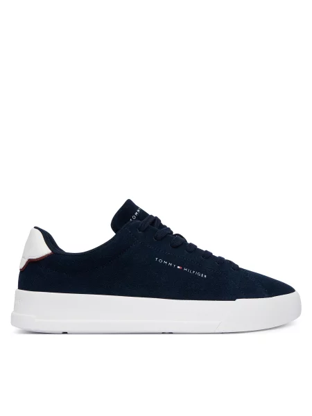 Tommy Hilfiger Αθλητικά Th Court Core Suede Σκούρο μπλε