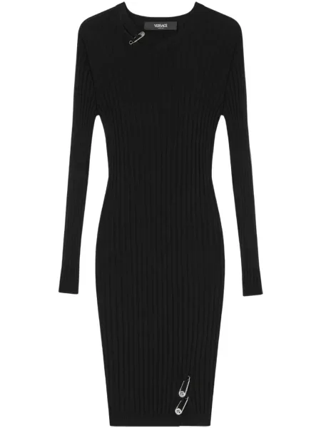 Rochie Versace tricotate de costum negru
