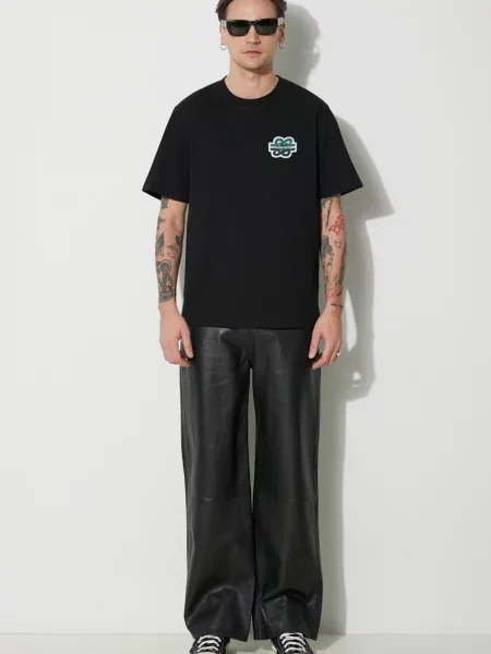Μπλουζάκι Filling Pieces T-shirt Gowtu μαύρο