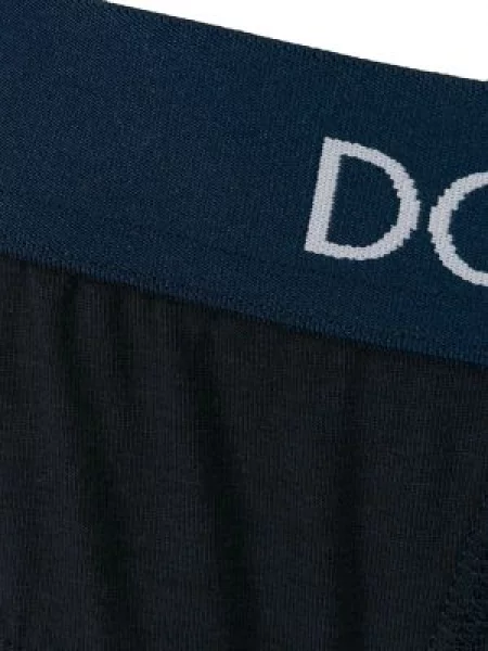 Kalhotky Dolce & Gabbana s výšivkou modré