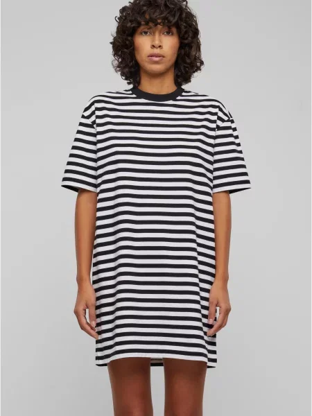 Sukienka Urban Classics w paski garniturowa biała