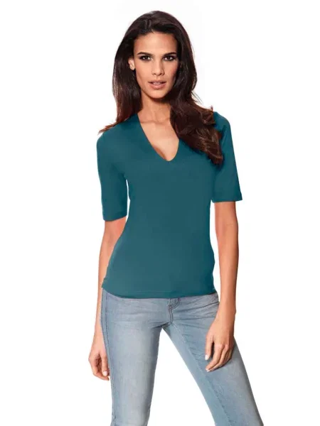 Heine Tricou petrol verde