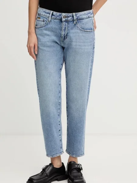 G-Star jeansy high waist niebieskie