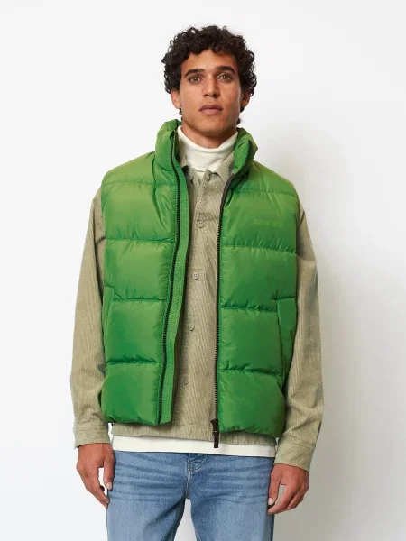 Утепленный джинсовый жилет Marc O'polo Denim зеленый