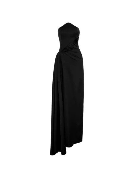 Rochie maxi V:pm Atelier fără bretele negru