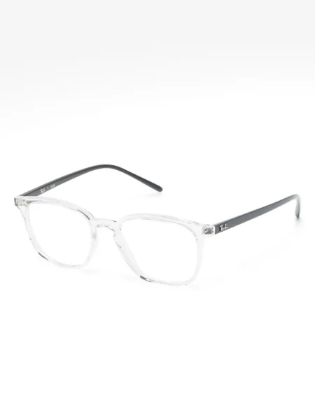 Ochelari de soare pătrați Ray-ban alb