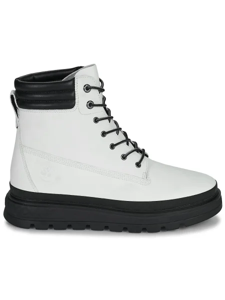 Členkové topánky Timberland biela