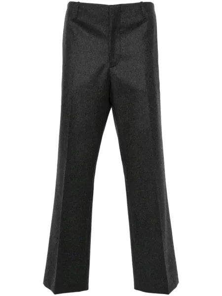 Pantaloni Prada de lână gri