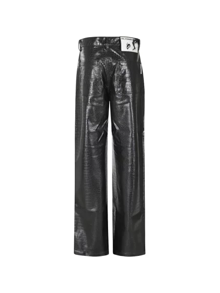 Pantaloni Des Phemmes din piele negru