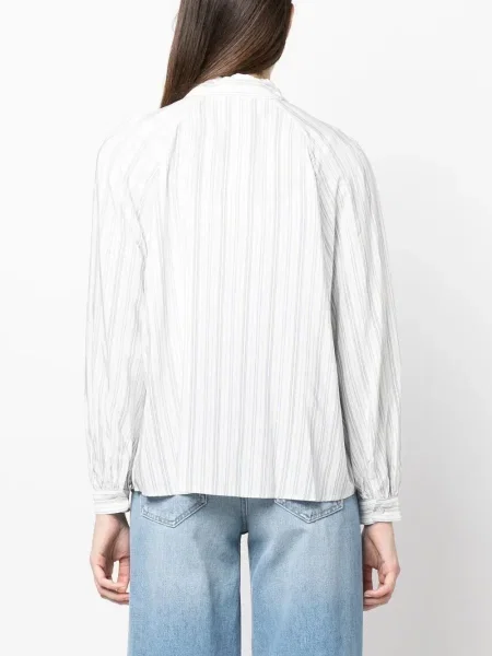 Cămașă Tommy Hilfiger cu dungi alb