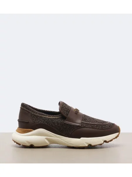 Chiloți Tod's din piele slip-on maro