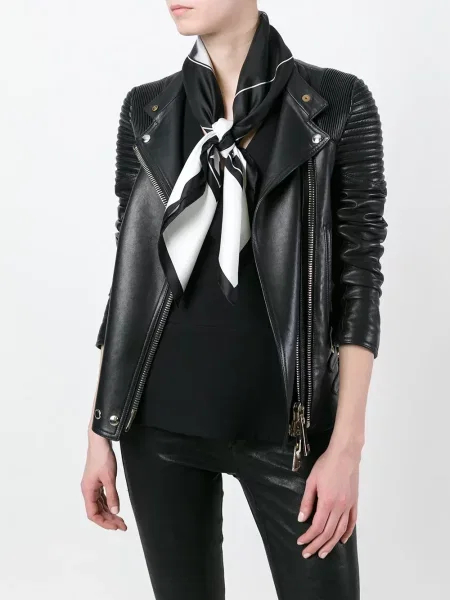 Fular Givenchy cu imagine negru