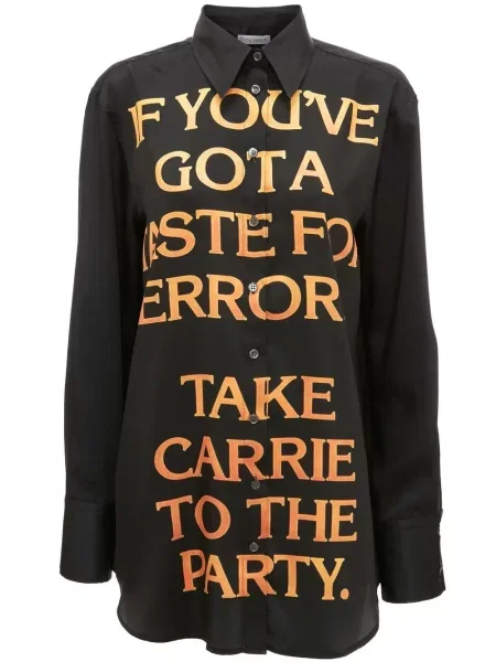 Cămașă Jw Anderson cu imagine negru
