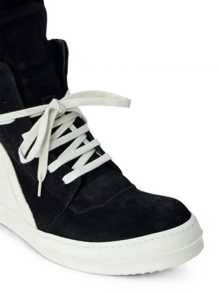 Botine Rick Owens din piele de căprioară negru