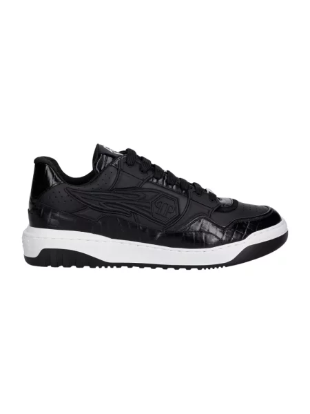 Sneakersy Philipp Plein skórzane czarne
