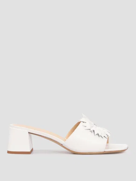 Шкіряні мюлі Baldinini білі