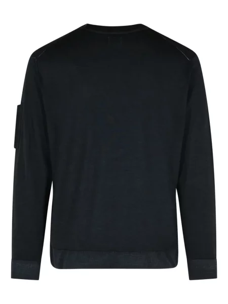 Pulover C.p. Company cu decolteu rotund negru