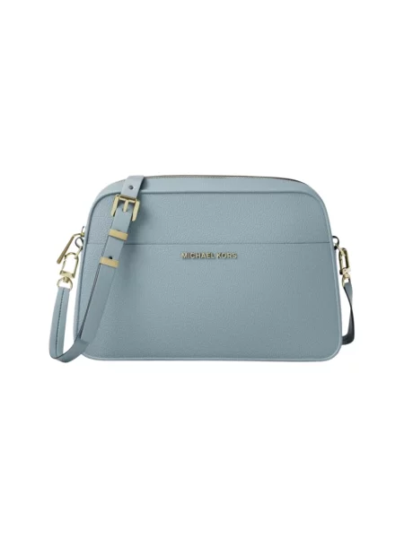 Torebka crossbody Michael Kors skórzana niebieska