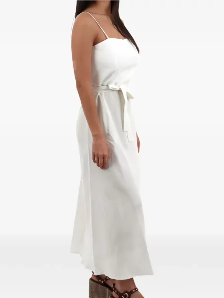 Rochie Marella cu bretele alb